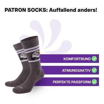 Chaussettes de sport Falken de PATRON SOCKS - RESTEZ COOL, JOUEZ COOL ! 2