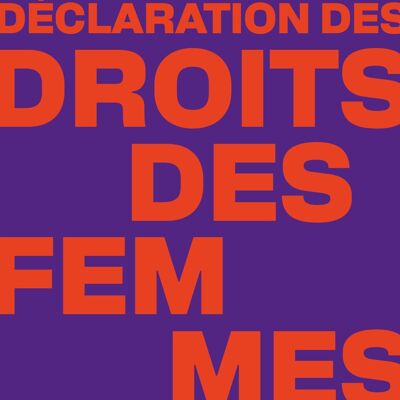 LIBRO - Declaración Ilustrada de los Derechos de la Mujer