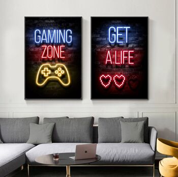 Affiches de gaming - Poster pour décoration d'intérieur 1