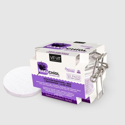 Bakuchiol Toning and Pore Cleansing Discs 50 Pads
