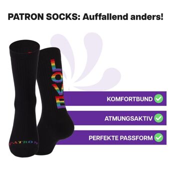 Chaussettes de sport Pride de PATRON SOCKS - RESTEZ COOL, JOUEZ COOL ! 2