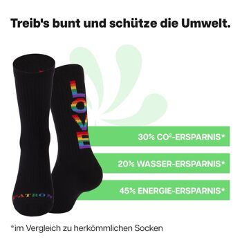 Chaussettes de sport Pride de PATRON SOCKS - RESTEZ COOL, JOUEZ COOL ! 4