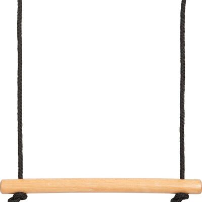 Balançoire trapèze avec anneaux de gymnastique « Black Line » | balançoire | Bois
