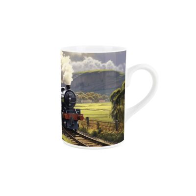 Steam Train Countryside Mug