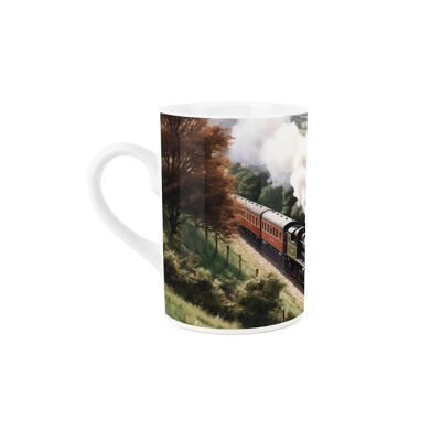 Steam Train Rolling Hills Mug