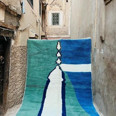 Berberteppich |FOUDAFRICA| Handgefertigter Teppich