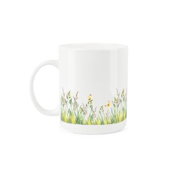 Tasse de vache des Highlands debout 2