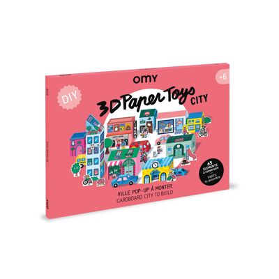 3D Paper Toy - City