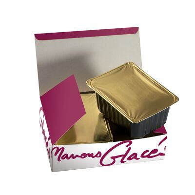 Étui gros morceaux de marrons glacés 500g