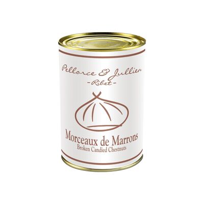 Gros morceaux de marron au sirop