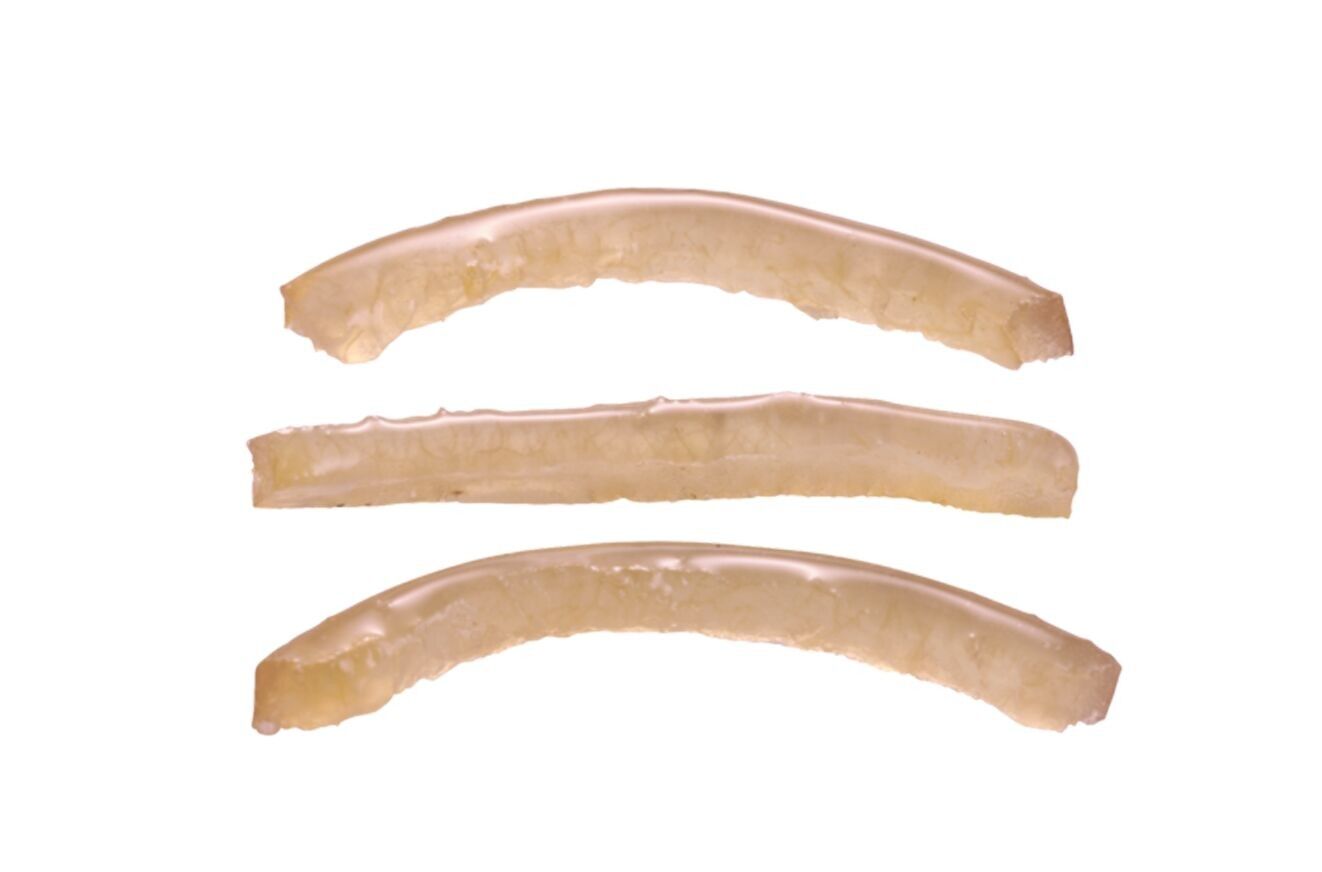 Abgetropfte Grapefruitstreifen 6/6,5 cm