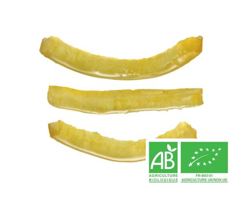 Lamelles de citrons Bio égouttées Conditionnées vrac 6 cm