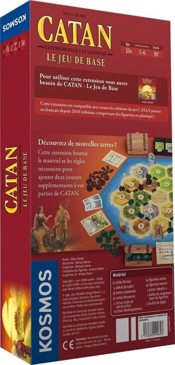 ASMODEE - Catan Extension 5 à 6 Joueurs 2