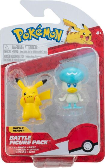Figurine Duo Pikachu Pokémon 5Cm 2