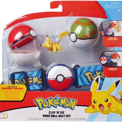 Pokémon-Pokeball-Gürtel – Modell zufällig ausgewählt