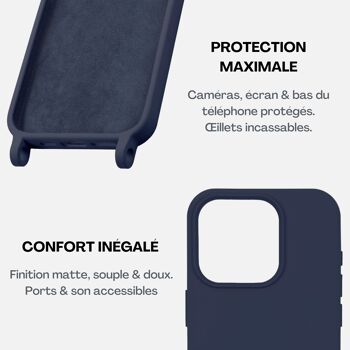 Coque silicone Navy Blue 3