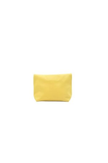 Pochette small en cuir jaune 3