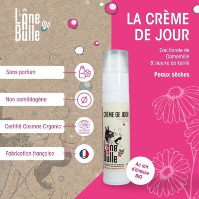 Creme viso al latte d'asina - Pelli secche -