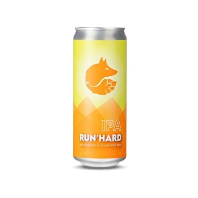 Birra bionda IPA senza alcool né glutine 33cl - RUN’HARD