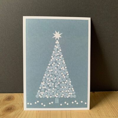 Postcard Christmas tree