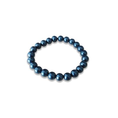 Bracelet "Bien-Etre et Stabilité" en perles de Shungite