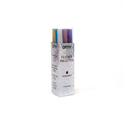 9 Glitzer Marker