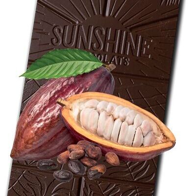 Tablette de Chocolat vrac - Noir éclats de fèves de cacao bio et équitable