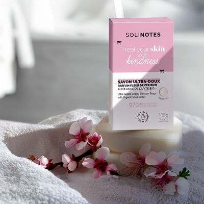 SOLINOTES CHERRY BLOSSOM Solid soap 100g