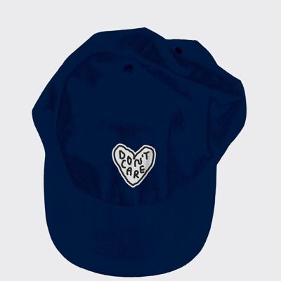 Je m'en fiche - Casquette unisexe bleu marine