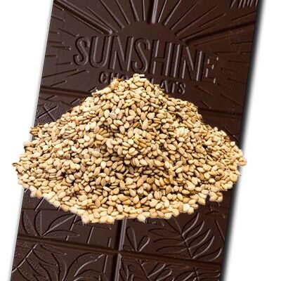 Bulk Chocolate Bar - Organic and fair trade black sesame