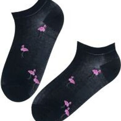 FLAMINGO-Socken mit niedrigem Ausschnitt, Größe 9-11