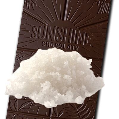 Bulk Chocolate Bar - Organic and fair trade fleur de sel black