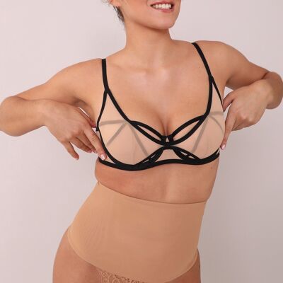 Contour line - Cinnamon thong