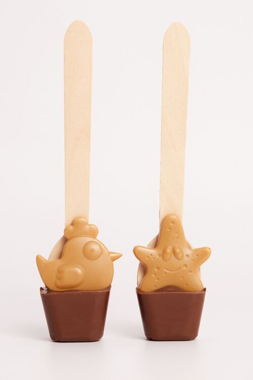 2 cuillères à chocolats chauds Pâques - La fabrique de Julien
