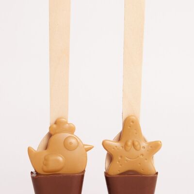 2 cucharadas de chocolate caliente de Pascua - La factory de Julien