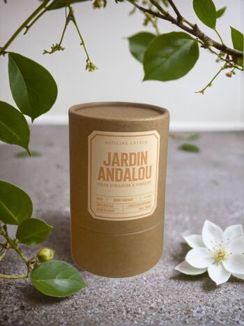 Bougie Parfumée Jardin Andalou  - Fleur d'Oranger & Verveine 2