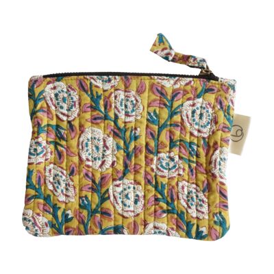 Printed cotton pouch N°25
