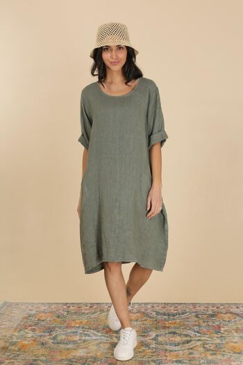 robe 100%linen 761 1