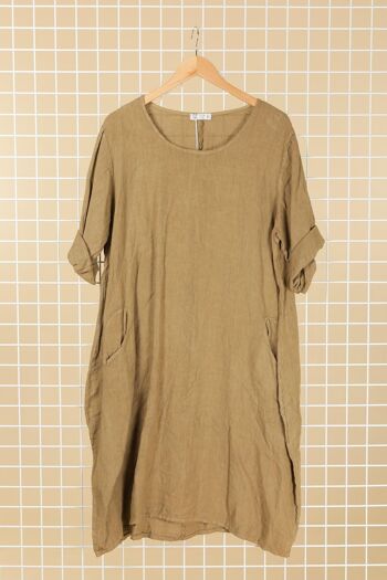 robe 100%linen 761 3