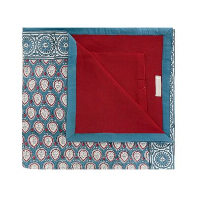 Pareo-Handtuch mit blauem Stempel