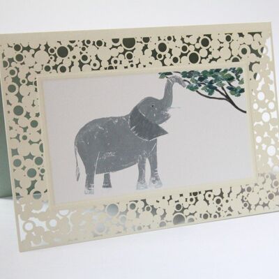 Elefante de tarjeta plegable