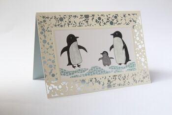 Pingouins en carton plié 1