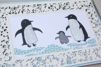 Pingouins en carton plié 2