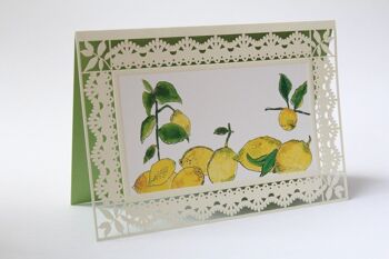 Citrons en carton plié 1