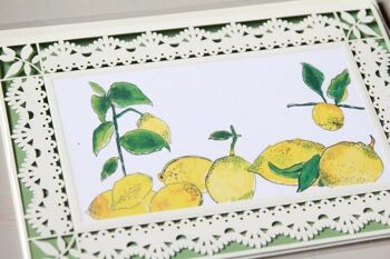 Citrons en carton plié 2