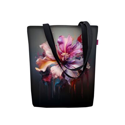 Livia Shoulder Bag In Canvas Sunny Line Bertoni