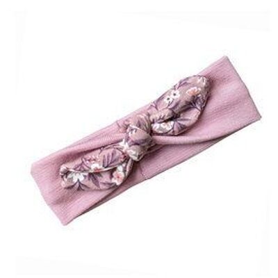 Baby headband Newborn dusty pink "vintage flower" OK 4202