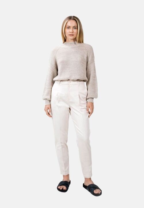 Salo QVD -Tapered Trousers-Egret