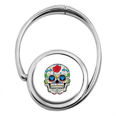 Foldable Bag Hanger Mexican Skull