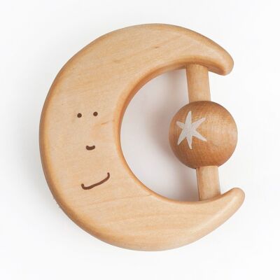 Moon and Star Rattle Toy